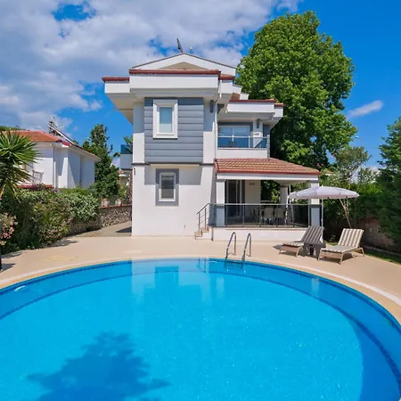 Amber 4 Plus 3 With Pool,sauna And Billiards In Willa Fethiye