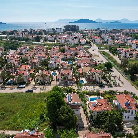 Amber 4 Plus 3 With Pool,sauna And Billiards In Fethiye